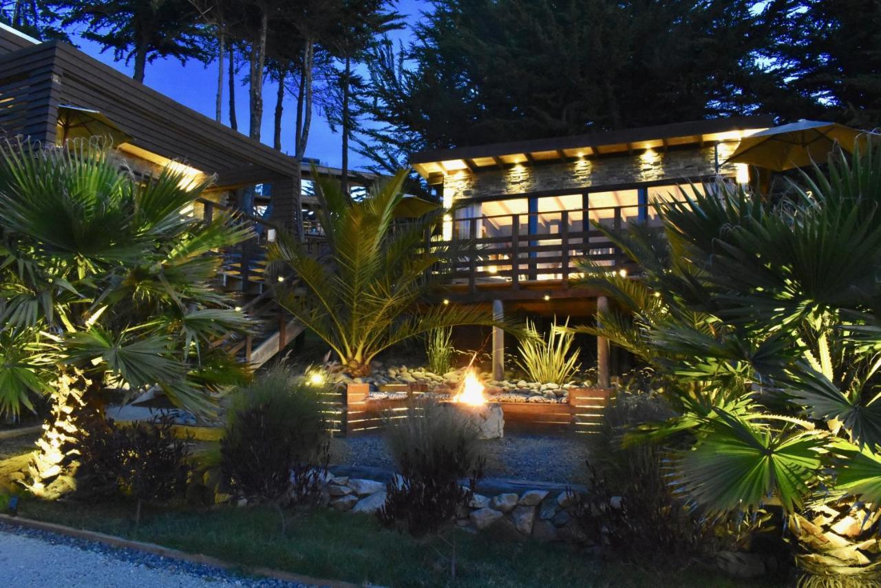---- Escapada De Lujo Para Dos ---- Casa Boutique Privada - Vistas Al Oceano - Parrilla Y Fogon En Quincho Privado - Insumos Desayuno - Tu Estadia Incluye Gratis 1 Sesion De Hidromasaje & Cromoterapia Bajo Las Estrellas En Jacuzzi Privado (Adults Onl Pichilemu Luaran gambar