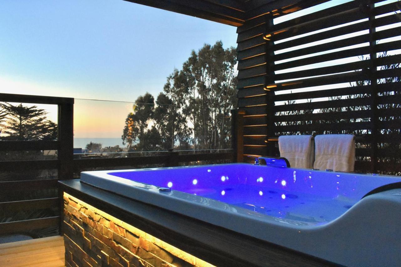 ---- Escapada De Lujo Para Dos ---- Casa Boutique Privada - Vistas Al Oceano - Parrilla Y Fogon En Quincho Privado - Insumos Desayuno - Tu Estadia Incluye Gratis 1 Sesion De Hidromasaje & Cromoterapia Bajo Las Estrellas En Jacuzzi Privado (Adults Onl Pichilemu Luaran gambar